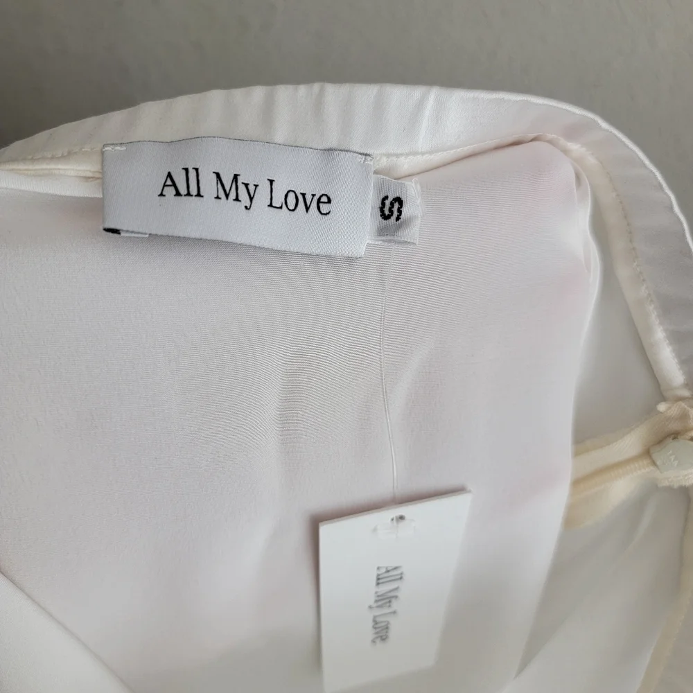 All My Love Madison Silk Skirt size S NWT - Picture 8 of 8
